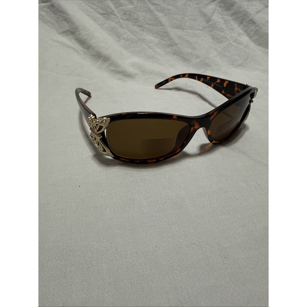 JM‎ NEW YORK TORTOISE BROWN Cat Eye  Butterfly Sunglasses FRAMES ONLY